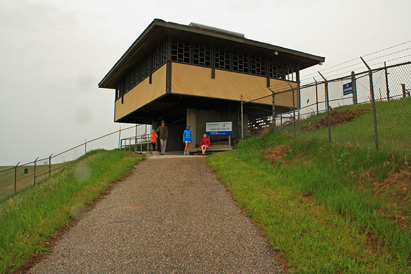 the pumped storage reservoir overlook building